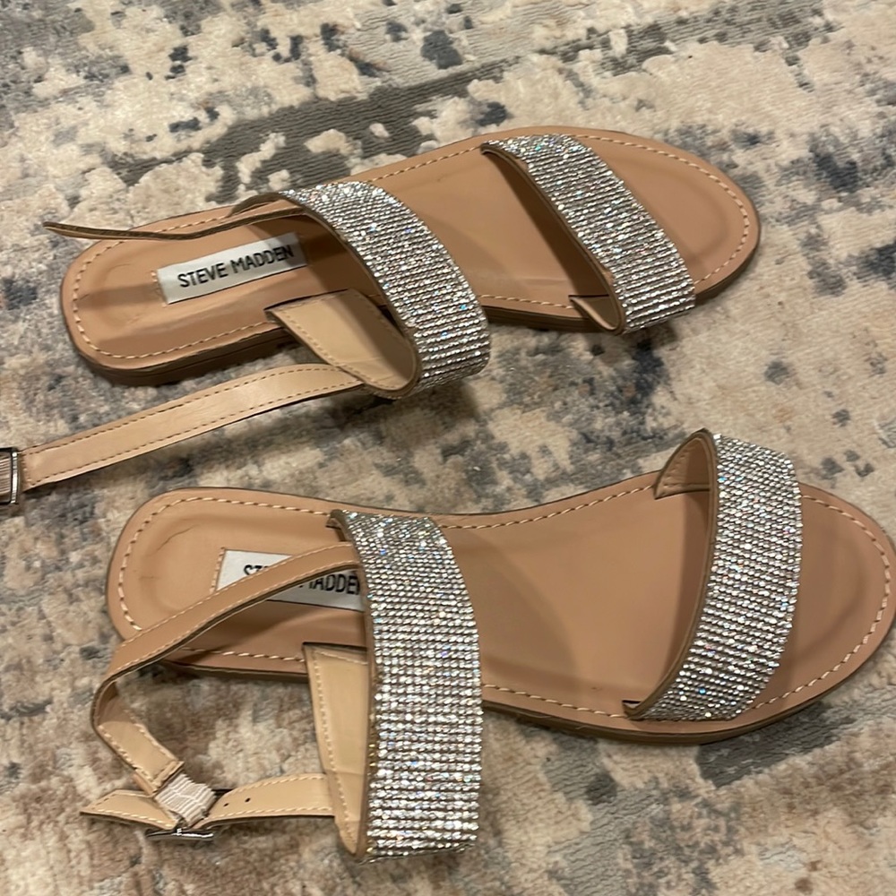 New Steve Madden Sparkly Sandals size 9